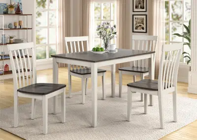 2182 Brody White/Grey Set